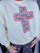 Load image into Gallery viewer, Cross Collage Sweatshirt