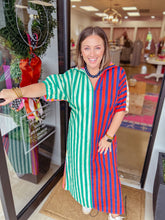 Load image into Gallery viewer, Bella Multi Stripe Dress