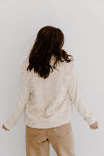 Load image into Gallery viewer, Knit Sleeve Fur Jacket
