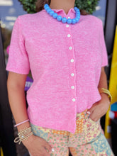 Load image into Gallery viewer, Paula Cardigan Top - Pink
