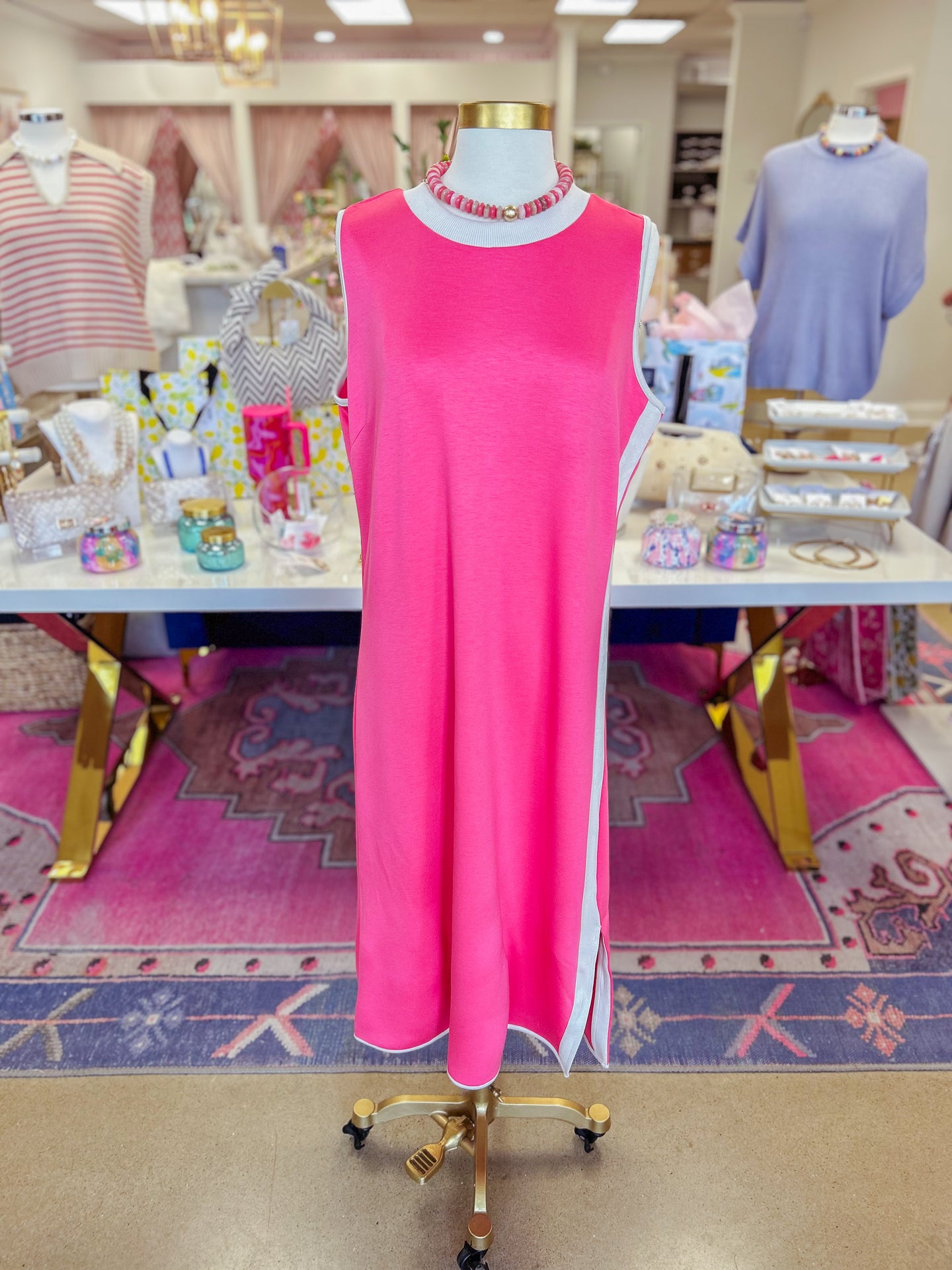 Macee Dress - Bubblegum
