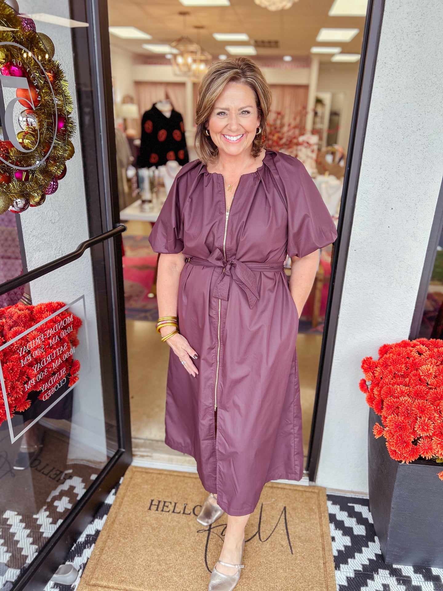 Miranda Midi - Plum