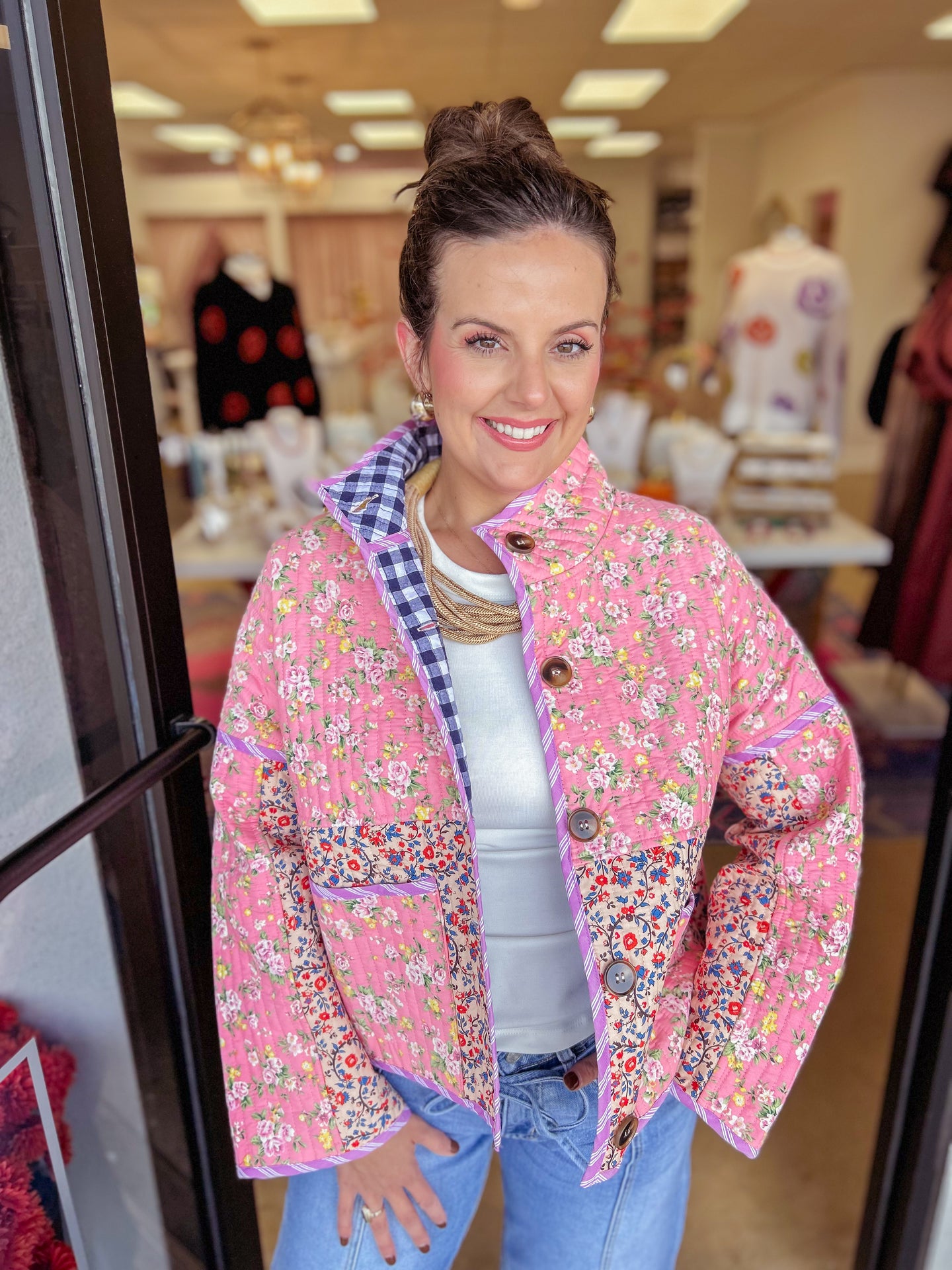 Jackie Reversable Quilted Jacket
