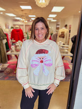 Load image into Gallery viewer, Santa Bow Sequin Pullover
