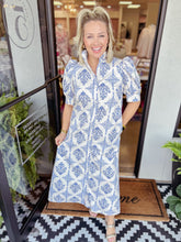 Load image into Gallery viewer, KARLIE French Vintage Maxi Dres
