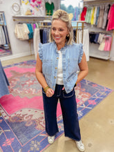 Load image into Gallery viewer, Ryleigh Denim Vest
