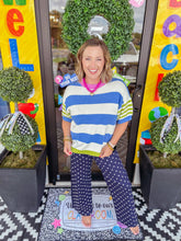 Load image into Gallery viewer, Poppi Stripe Sweater - Blue
