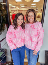 Load image into Gallery viewer, Candy Pink Holly Jolly Sweater
