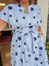 Load image into Gallery viewer, Dottie Midi Dress - Blue
