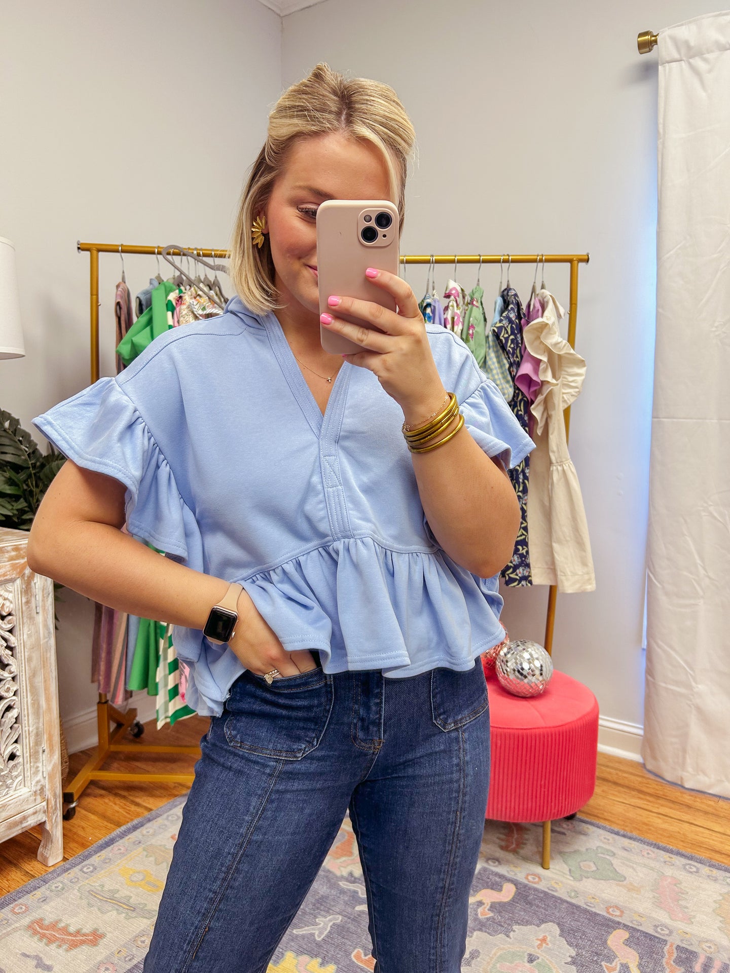 Lynnie Top - Chambray