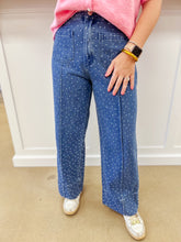 Load image into Gallery viewer, Denim Dotted Jeans
