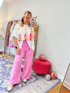 Miley Lounge Pants - Pink