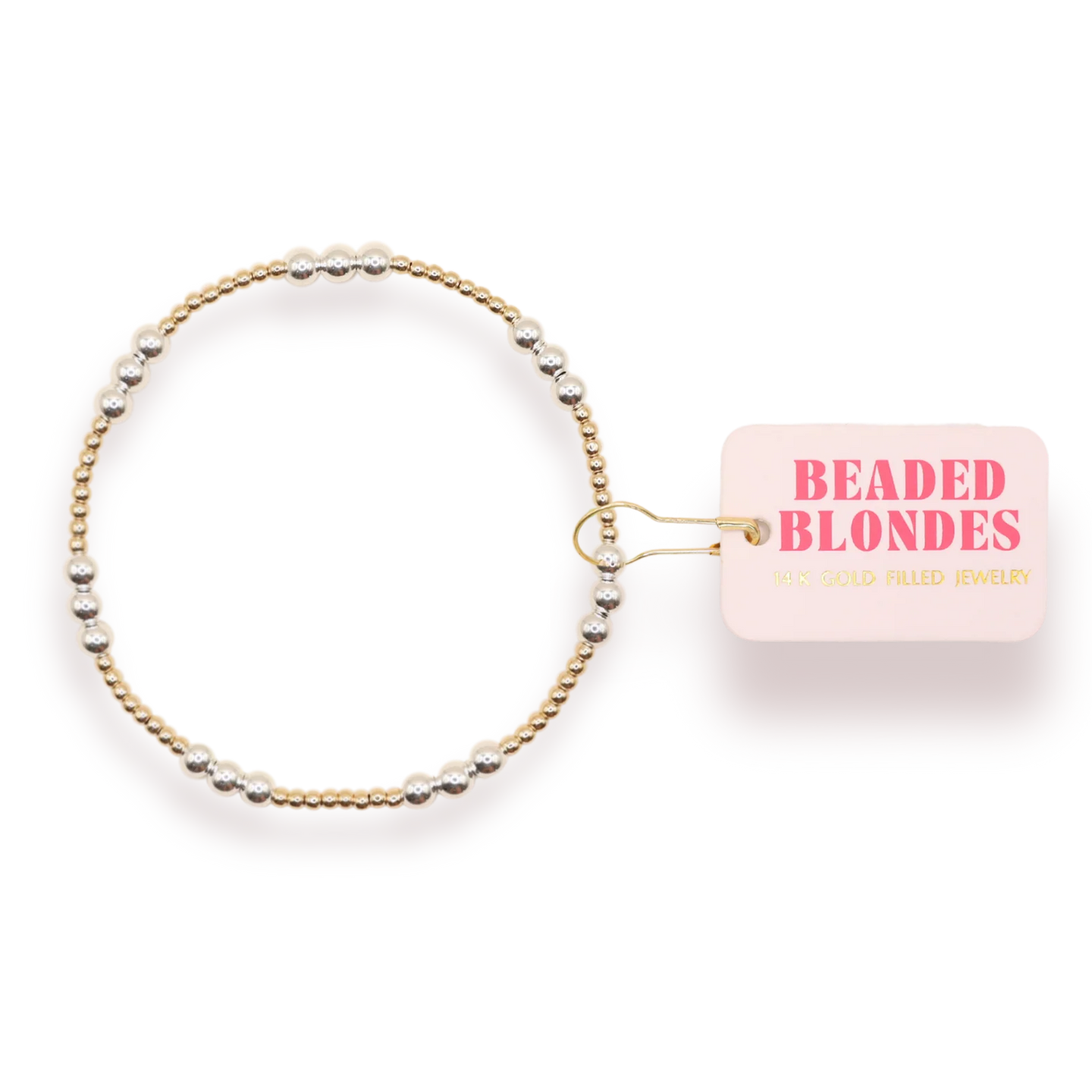 BB ILY Gold With Silver Bracelet