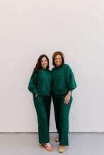 Load image into Gallery viewer, Round Neck Lounge Set - Hunter Green
