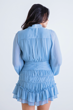 Load image into Gallery viewer, KARLIE Solid Chiffon Dress
