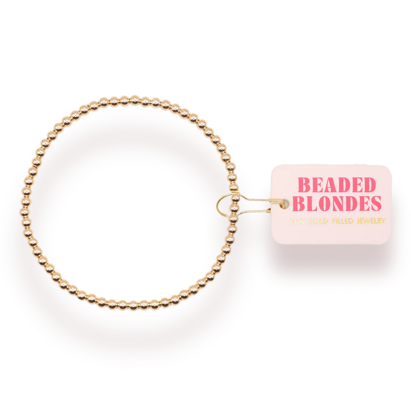 BB 3MM Beaded Bracelet