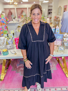 Cheetah Trim Midi - Plus Size