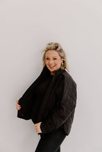 Load image into Gallery viewer, Quilted Puffer Jacket - Black
