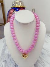 Load image into Gallery viewer, Beaded Heart Necklace
