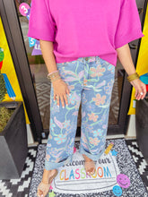 Load image into Gallery viewer, Denim Floral Pants
