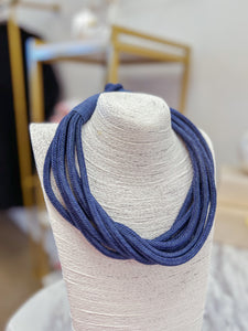 Slub 8-Strand Necklace