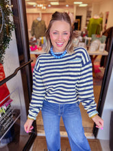 Load image into Gallery viewer, Navy Banana Sweater
