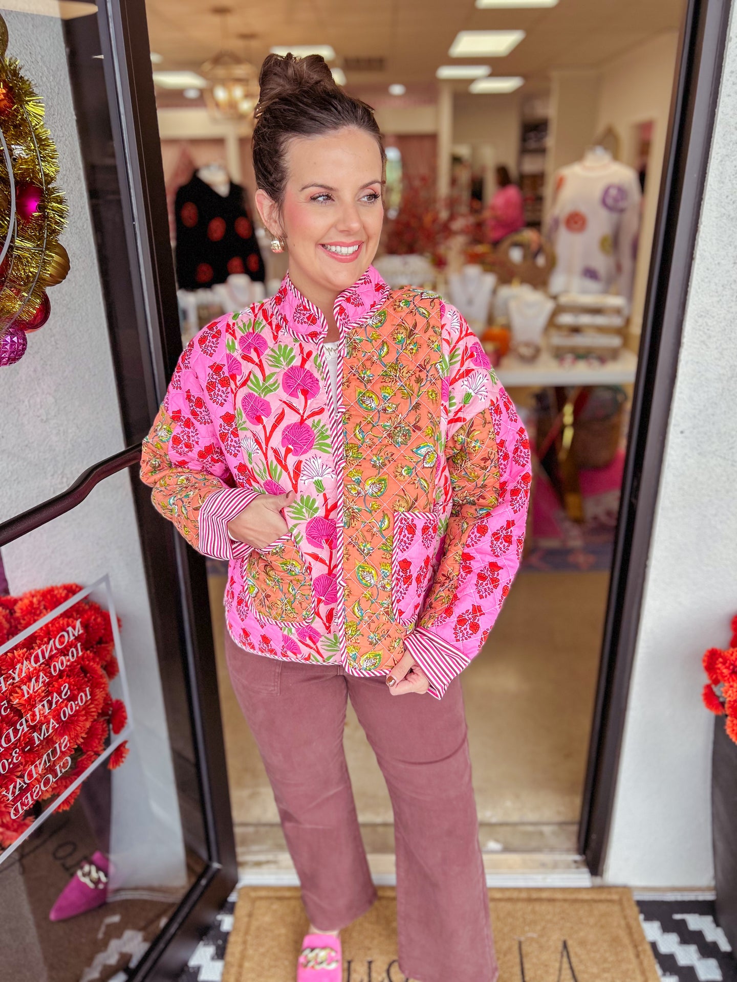 Tina Patchwork Quilted Jacket