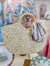 Load image into Gallery viewer, Straw Shopper Bag
