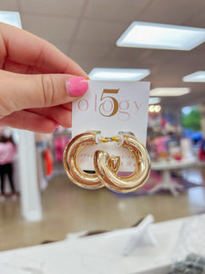 Gold Chunky Hoop