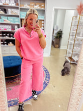 Load image into Gallery viewer, Wearing On Repeat Set Q/Zip - Pink
