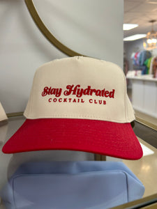 Stay Hydrated Cocktail Club Hat