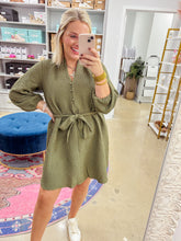 Load image into Gallery viewer, Gina Dress - Olive
