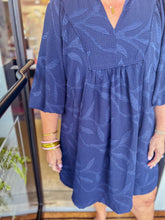 Load image into Gallery viewer, Carla Dress Navy - Plus Size
