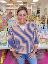 Load image into Gallery viewer, Julie Striped Top - Plus Size
