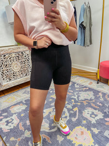 Gwen Biker Shorts - Black