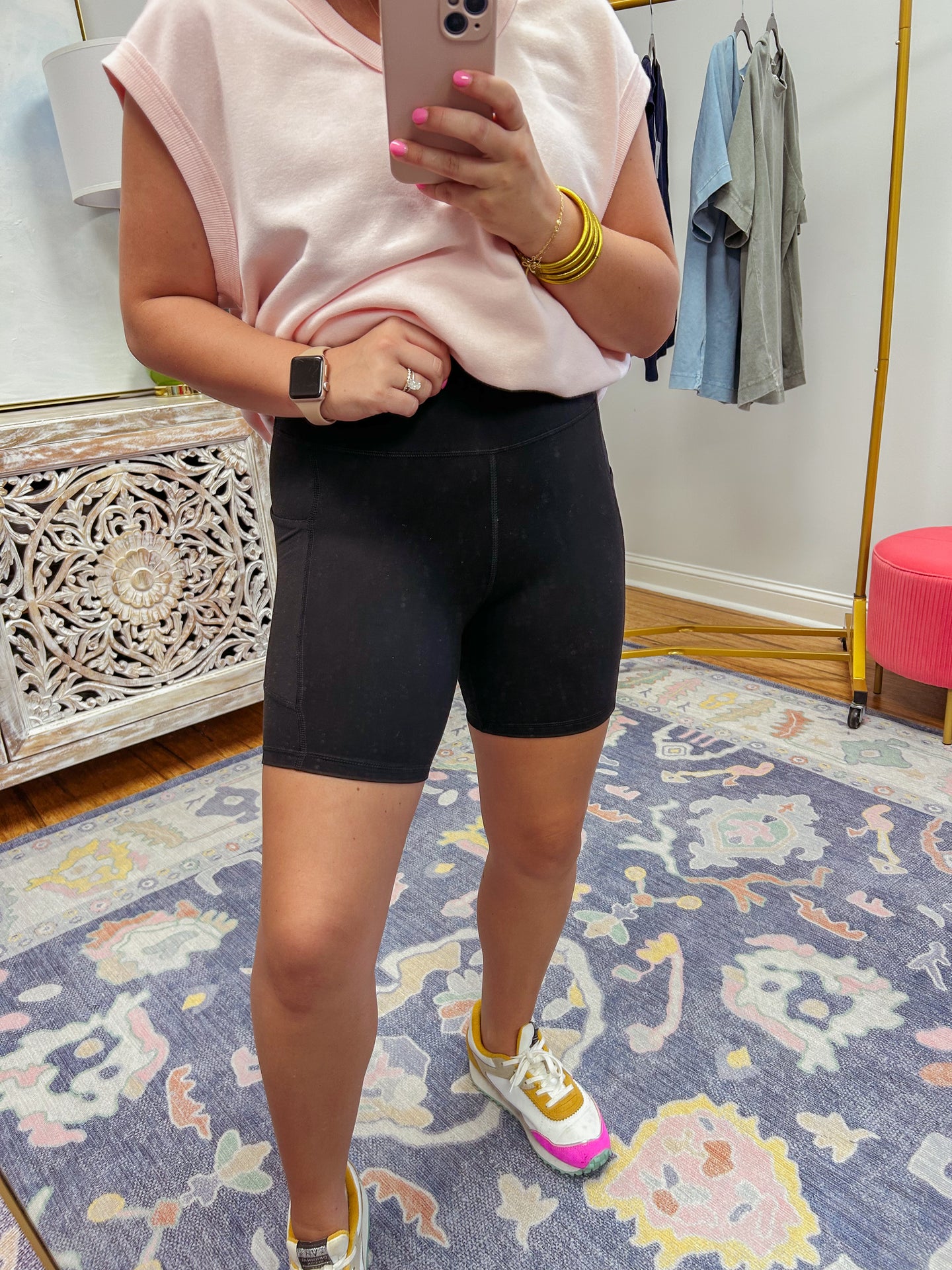 Gwen Biker Shorts - Black