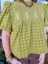 Load image into Gallery viewer, Rebecca Top - Olive

