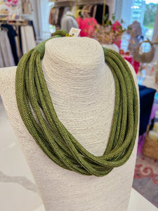 Slub 8-Strand Necklace