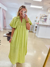 Load image into Gallery viewer, Haven Midi Dress - Lime
