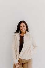 Load image into Gallery viewer, Knit Sleeve Fur Jacket
