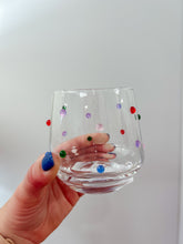 Load image into Gallery viewer, Beaded Wine Glass

