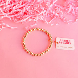 BB - 6mm beaded bracelet