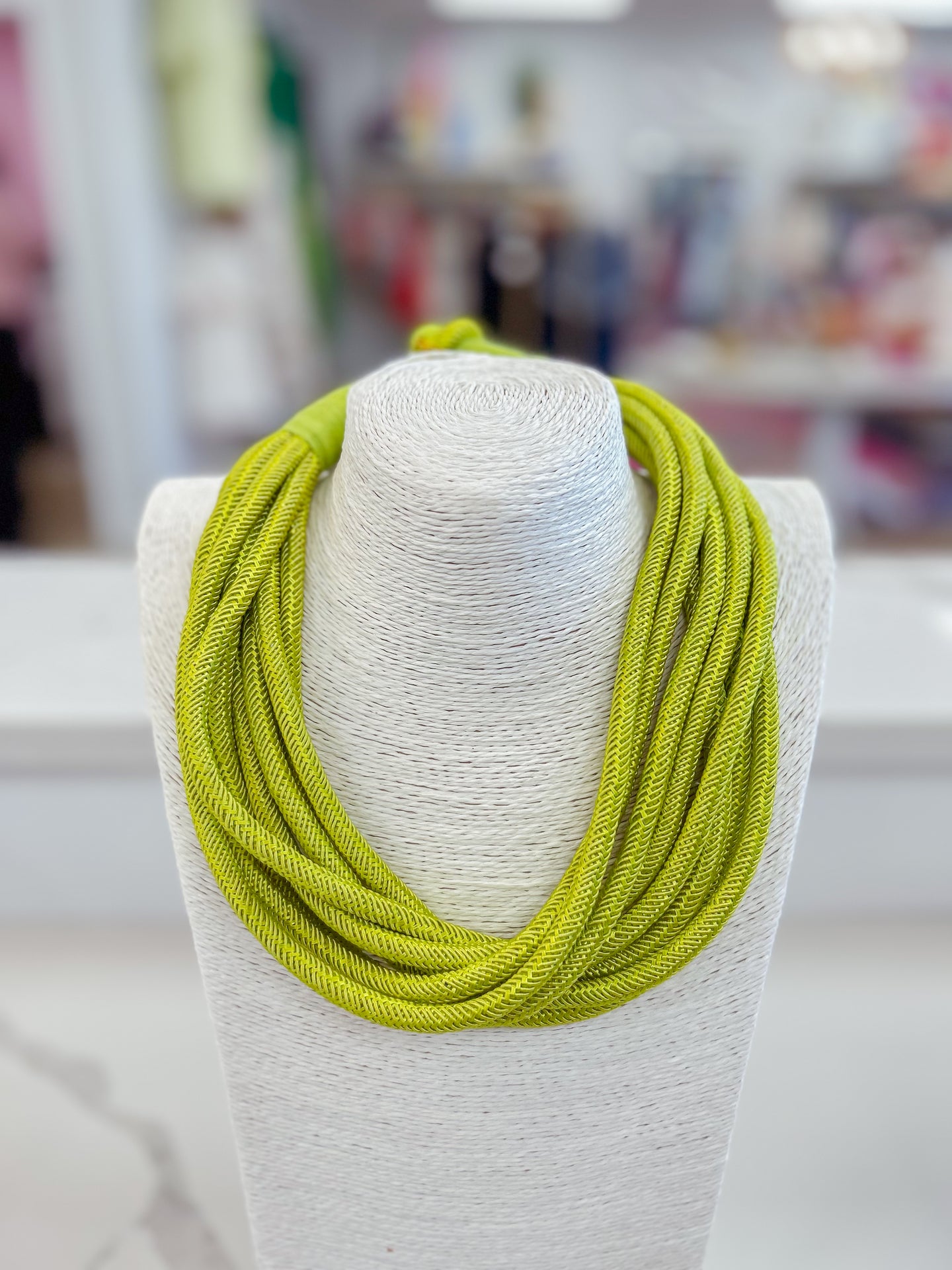Slub 8-Strand Necklace
