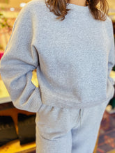 Load image into Gallery viewer, Heather Grey Sweatshirt Set
