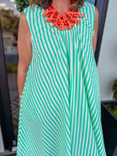 Load image into Gallery viewer, KARLIE Seersucker Scoop Maxi
