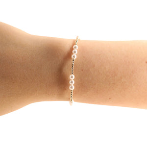 BB - ily pearl bracelet (standard & petite)