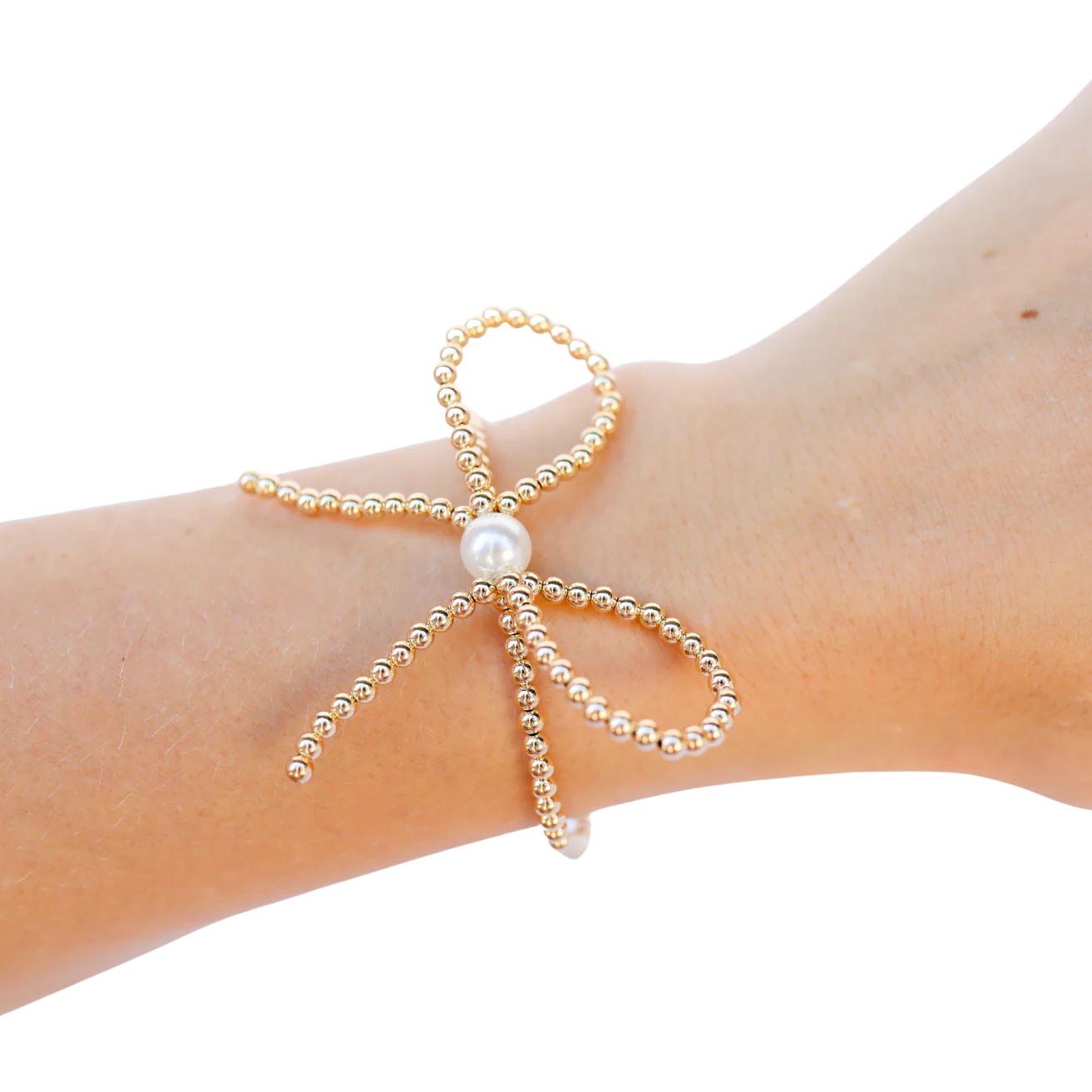 BB - gold bow bracelet