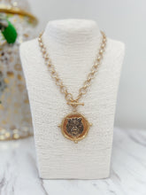 Load image into Gallery viewer, Tiger Head Medallion Necklace
