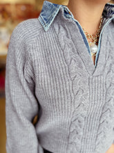 Load image into Gallery viewer, Lottie Denim Sweater
