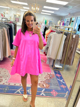 Load image into Gallery viewer, Tate Mini Dress - Hot Pink
